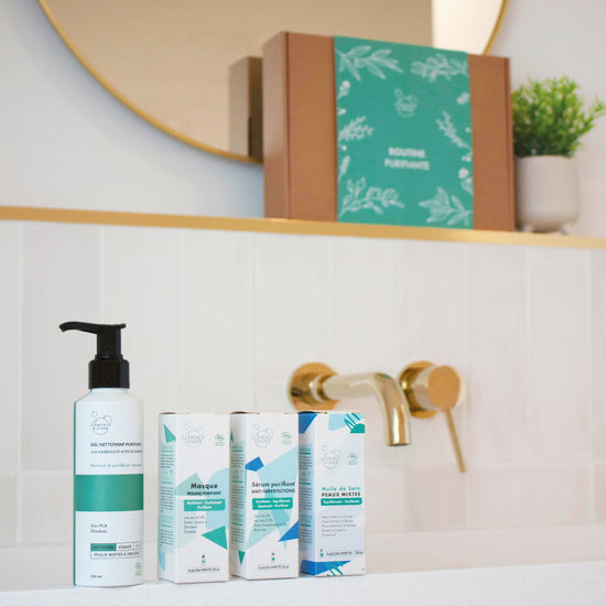 Coffret routine purifiante - Clémence & Vivien