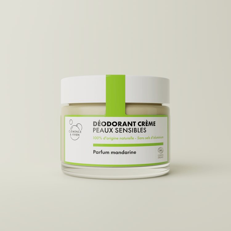 Déodorant naturel peaux sensibles mandarine - Clémence & Vivien