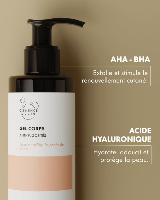 Gel corps anti - rugosités - Clémence & Vivien