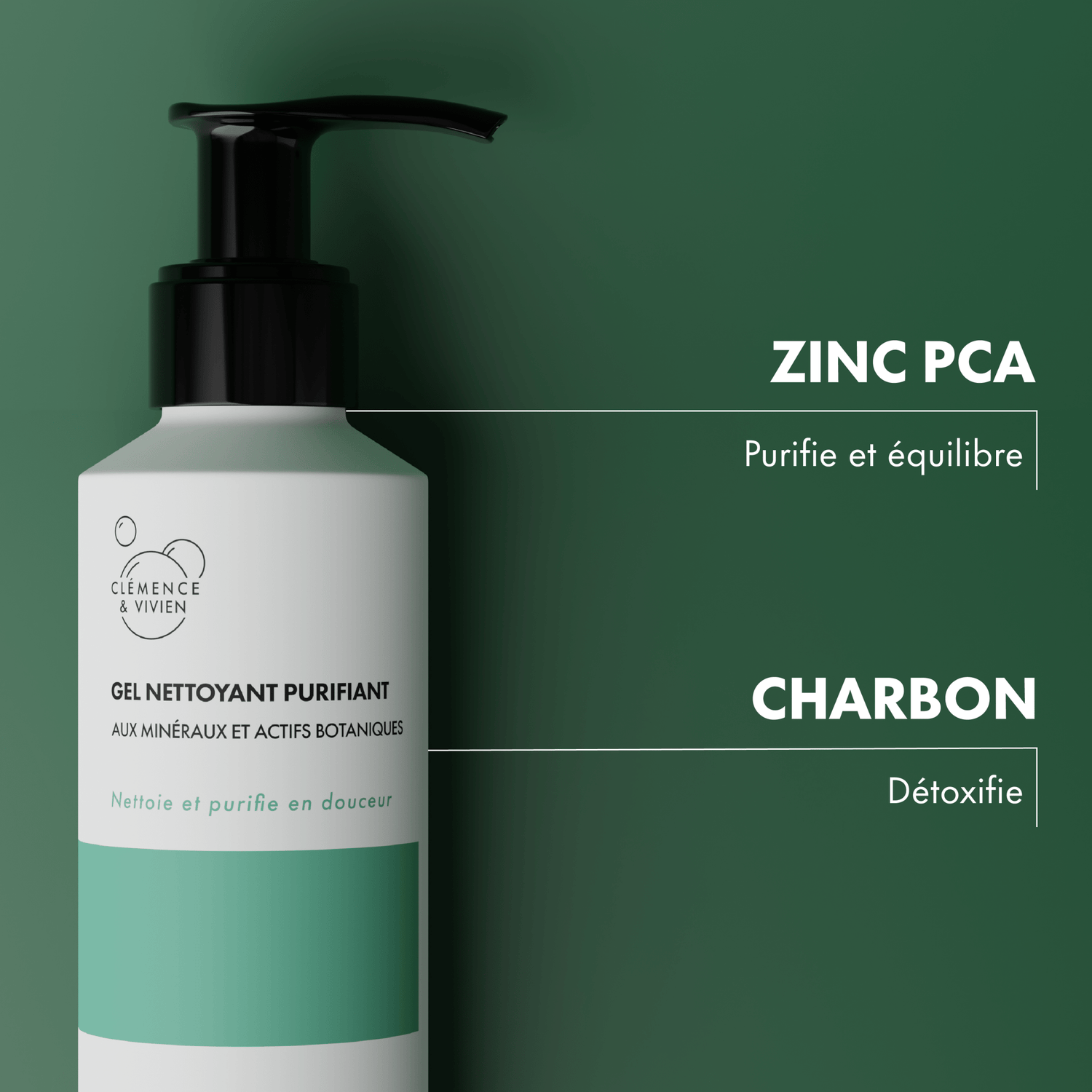 Gel nettoyant purifiant - Clémence & Vivien