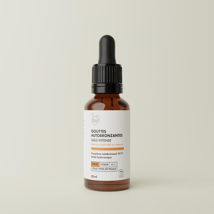 Gouttes autobronzantes hâle intense - Clémence & Vivien