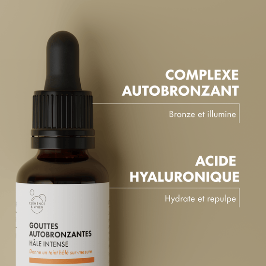 Gouttes autobronzantes hâle intense - Clémence & Vivien