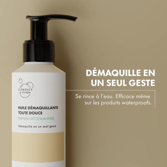 Huile démaquillante toute douce parfum lait d&