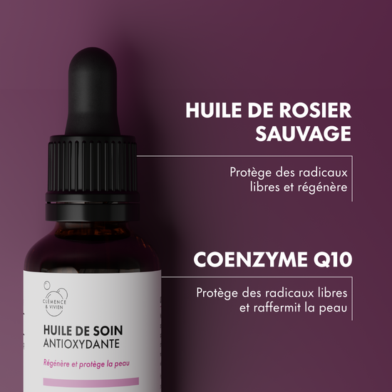 Huile de soin antioxydante