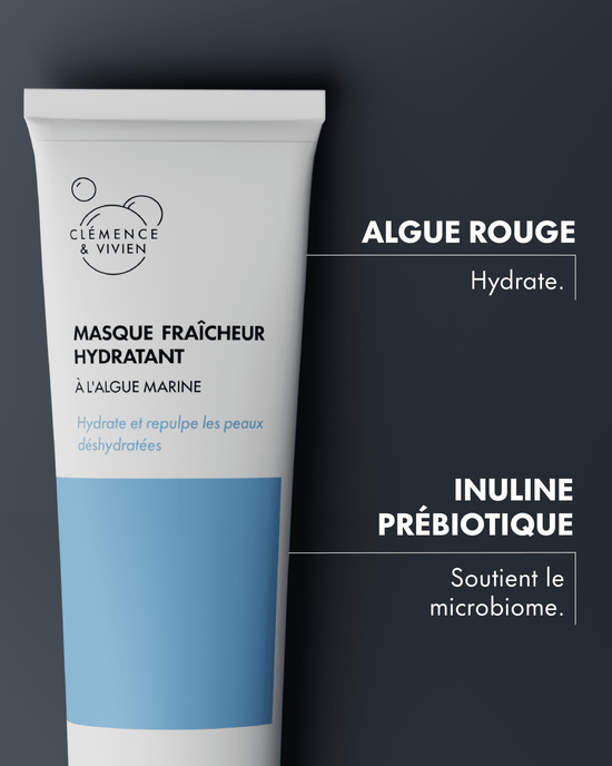 Masque fraîcheur hydratant - Clémence & Vivien