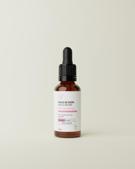 Huile de soin peaux sèches