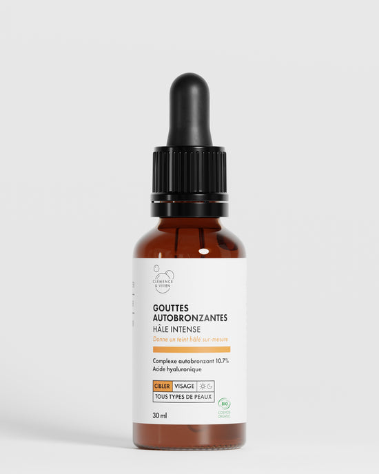 Gouttes autobronzantes hâle intense