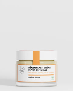 Déodorant naturel peaux sensibles vanille