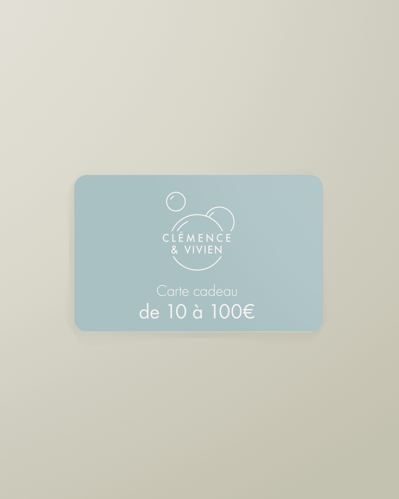 Carte cadeau Clémence & Vivien - Clémence & Vivien