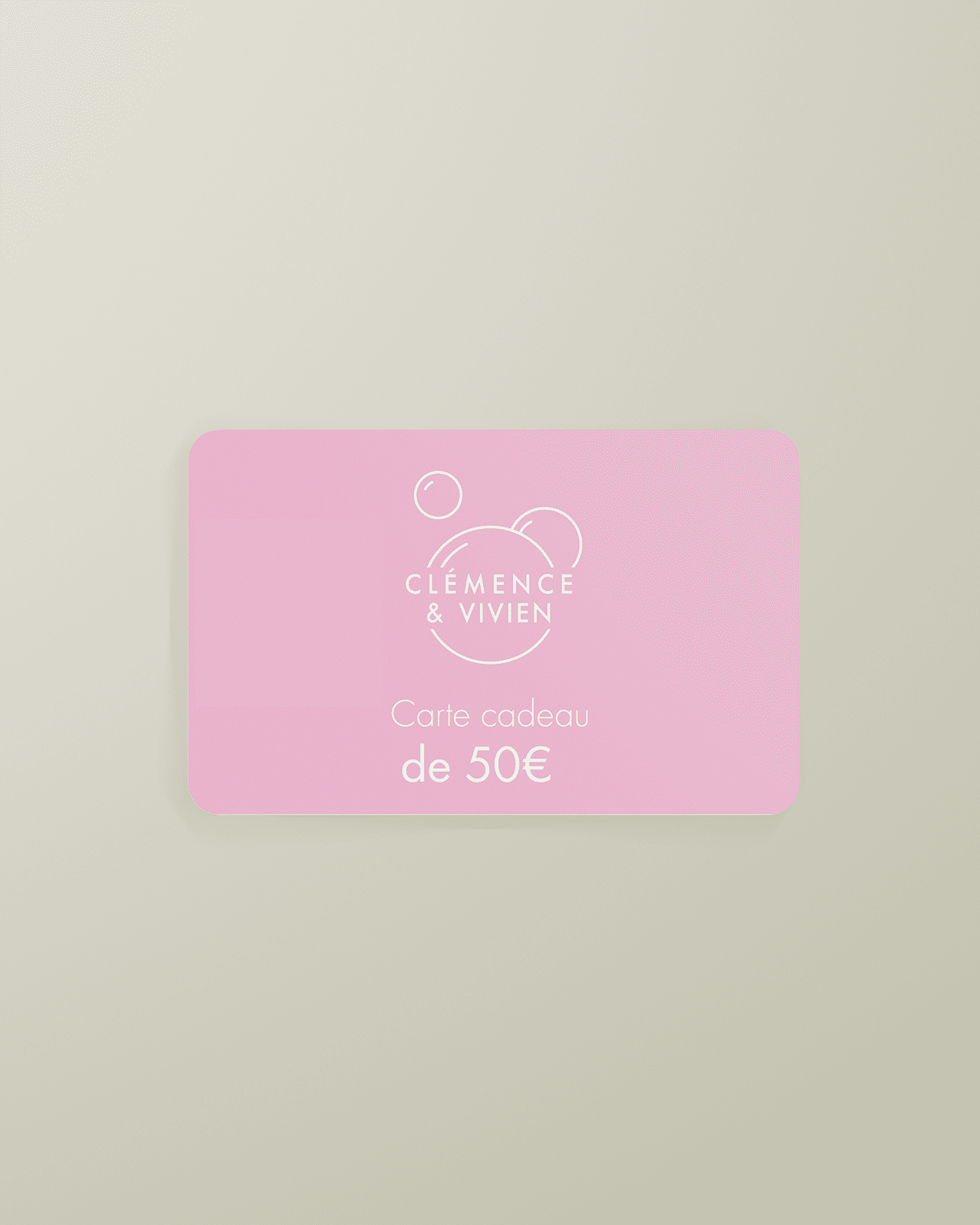Carte cadeau Clémence & Vivien - Clémence & Vivien