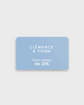 Carte cadeau Clémence & Vivien