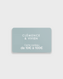 Carte cadeau Clémence & Vivien