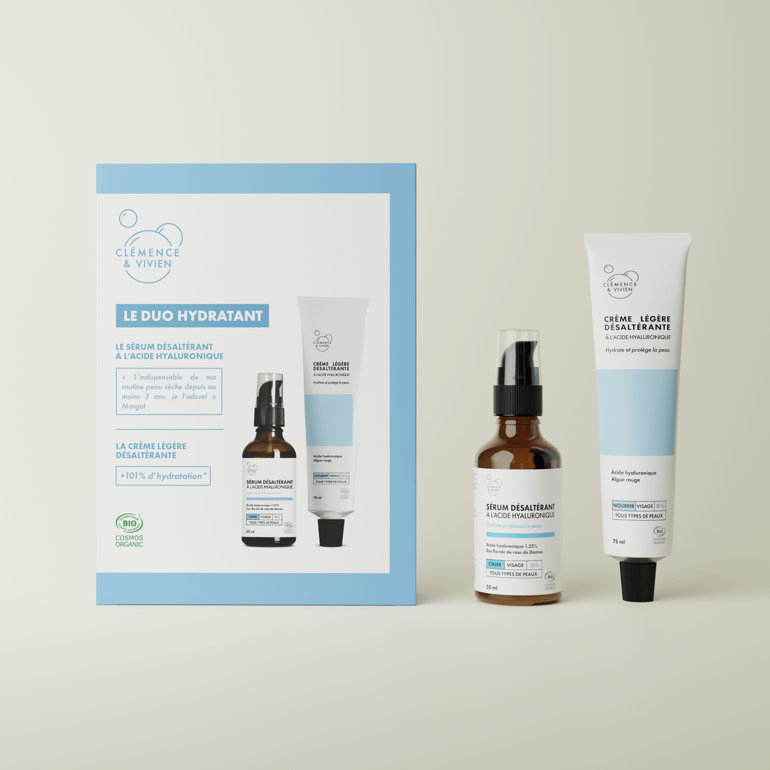 Coffret duo hydratant - Clémence & Vivien