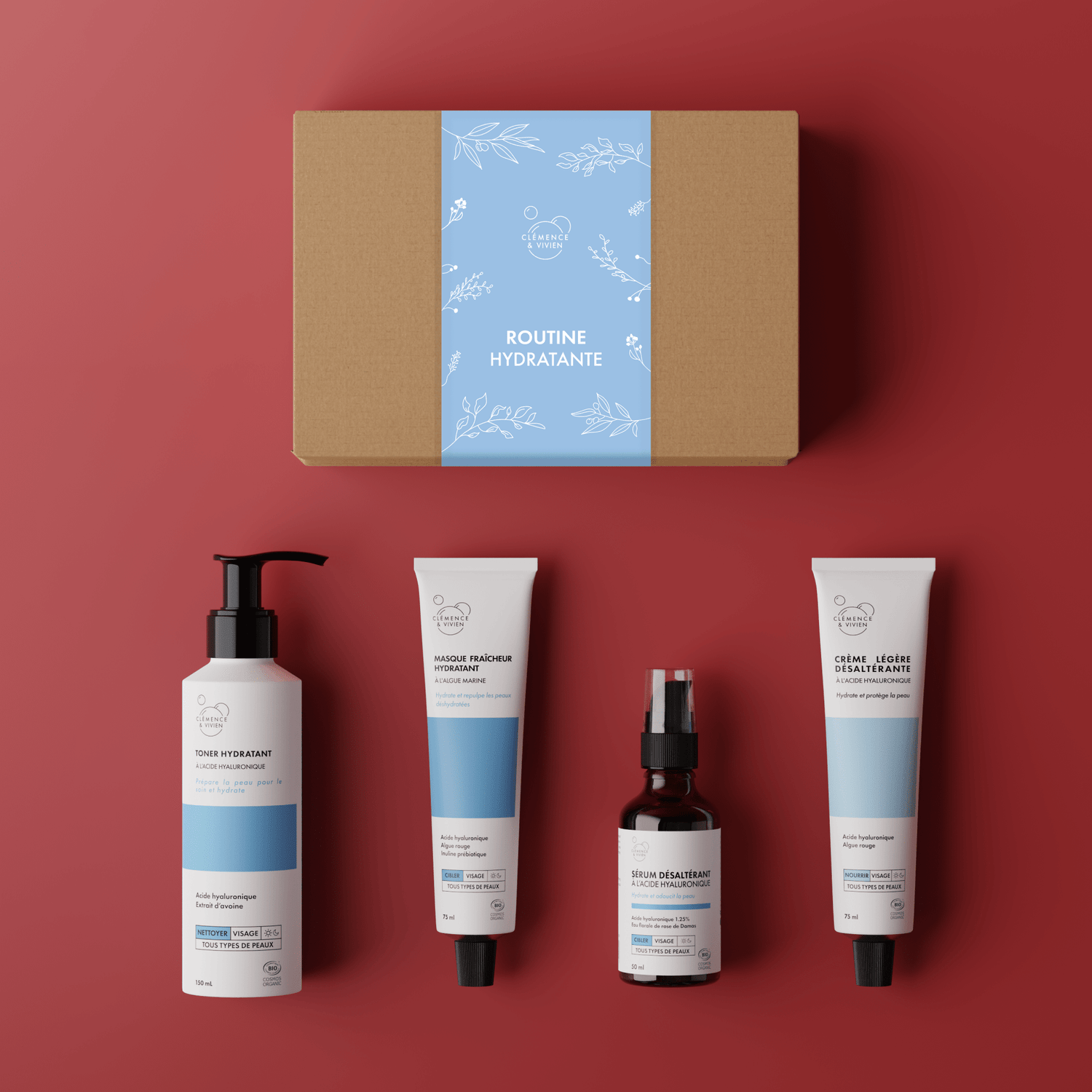 Coffret routine hydratante - Clémence & Vivien