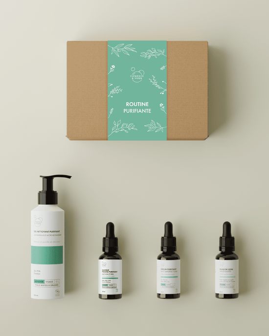 Coffret routine purifiante - Clémence & Vivien
