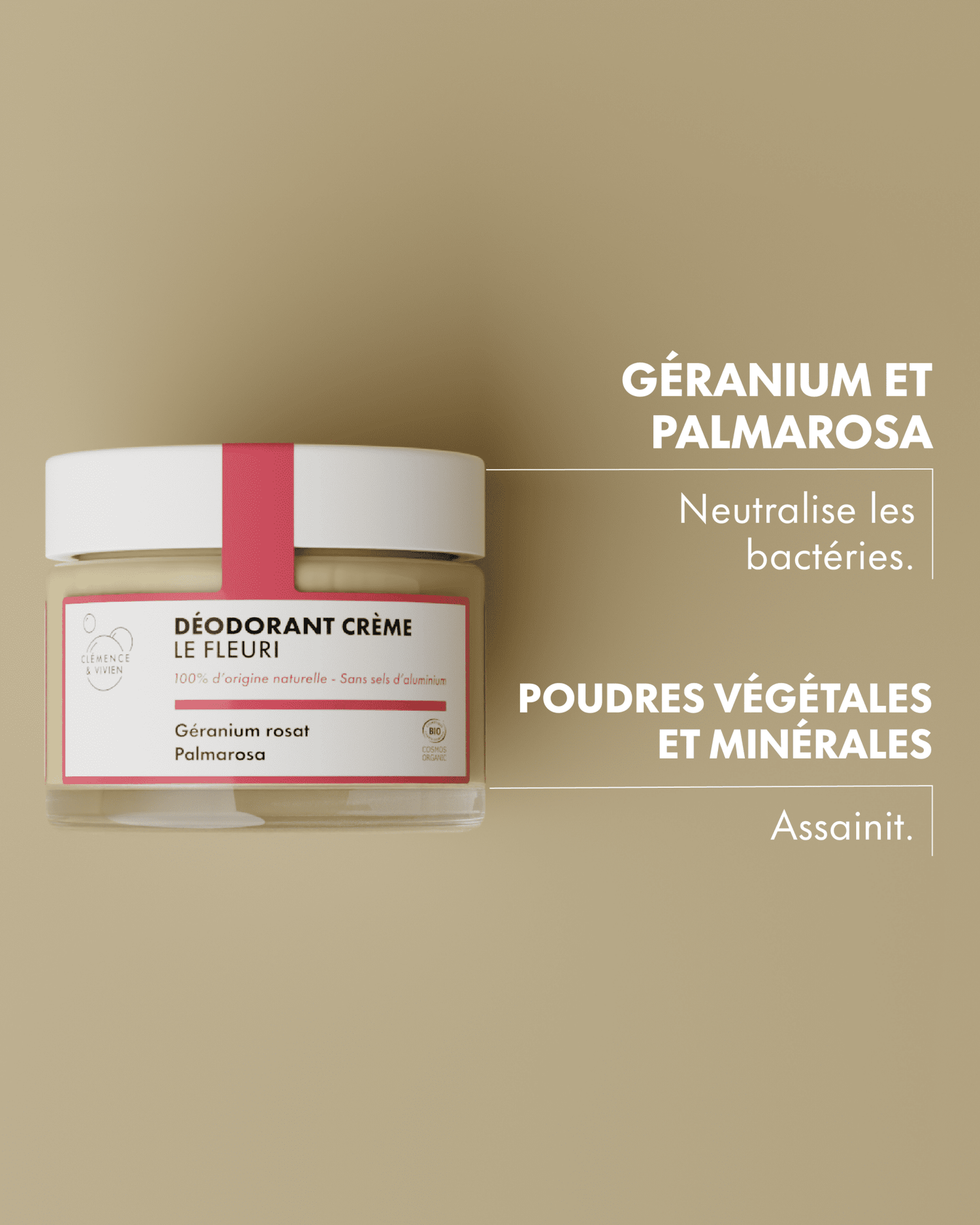 Déodorant naturel le fleuri - Clémence & Vivien