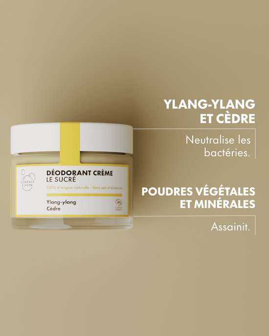 Déodorant naturel le sucré - Clémence & Vivien