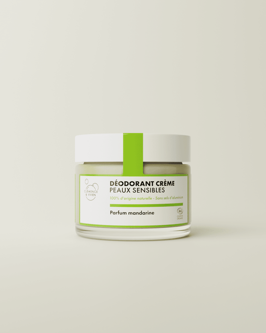 Déodorant naturel peaux sensibles mandarine - Clémence & Vivien