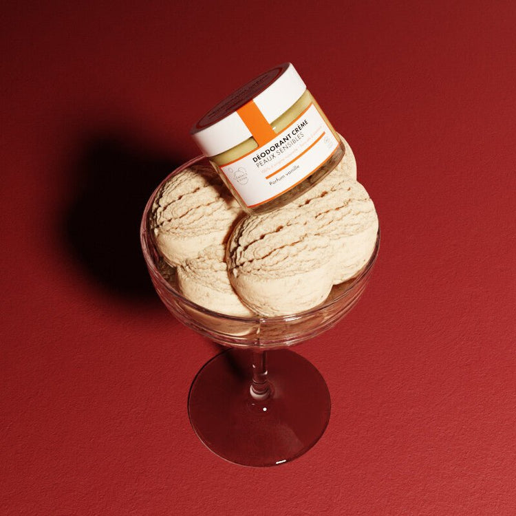 Déodorant naturel peaux sensibles vanille - Clémence & Vivien