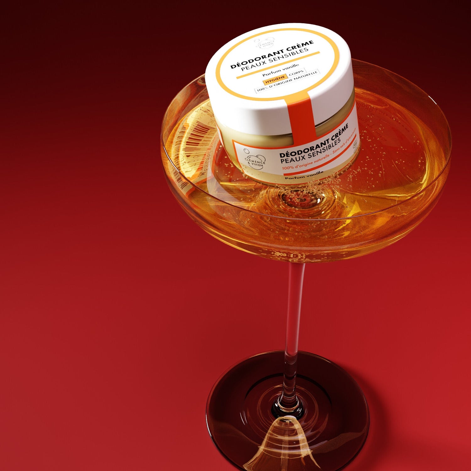 Déodorant naturel peaux sensibles vanille - Clémence & Vivien