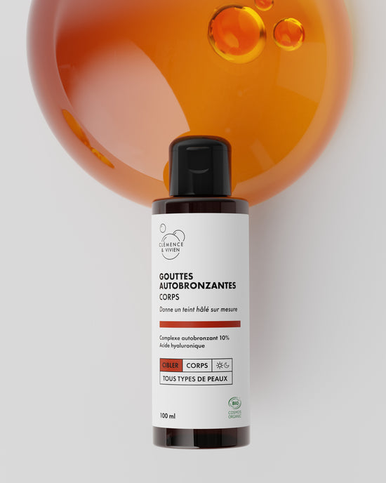 Gouttes autobronzantes corps