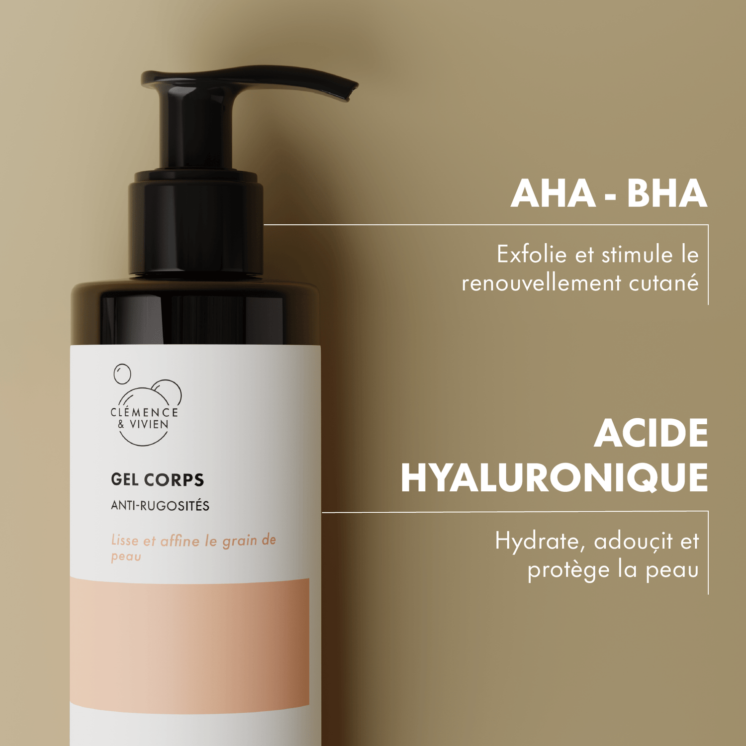 Gel corps anti - rugosités - Clémence & Vivien