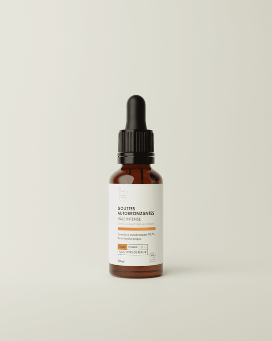 Gouttes autobronzantes hâle intense - Clémence & Vivien