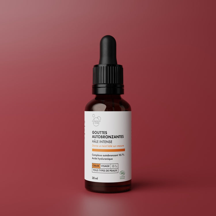 Gouttes autobronzantes hâle intense - Clémence & Vivien