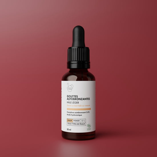 Gouttes autobronzantes hâle léger - Clémence & Vivien