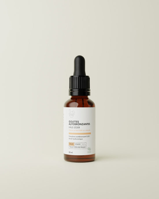 Gouttes autobronzantes hâle léger - Clémence & Vivien