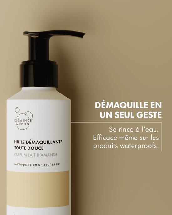 Huile démaquillante toute douce parfum lait d&