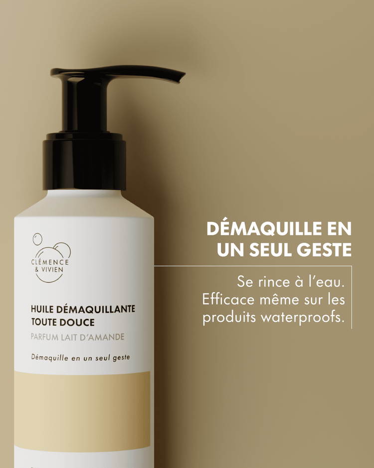 Huile démaquillante toute douce parfum lait d&
