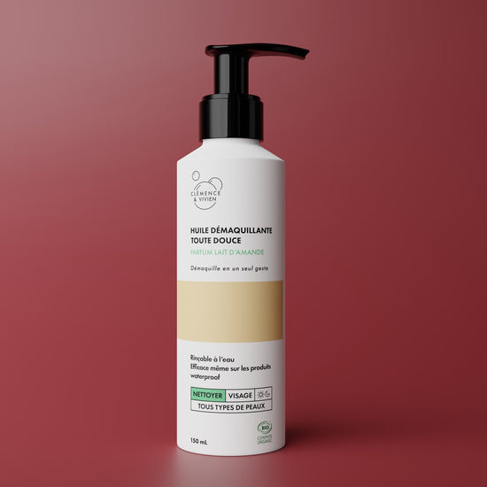 Huile démaquillante toute douce parfum rose - muguet 150 ml - Clémence & Vivien
