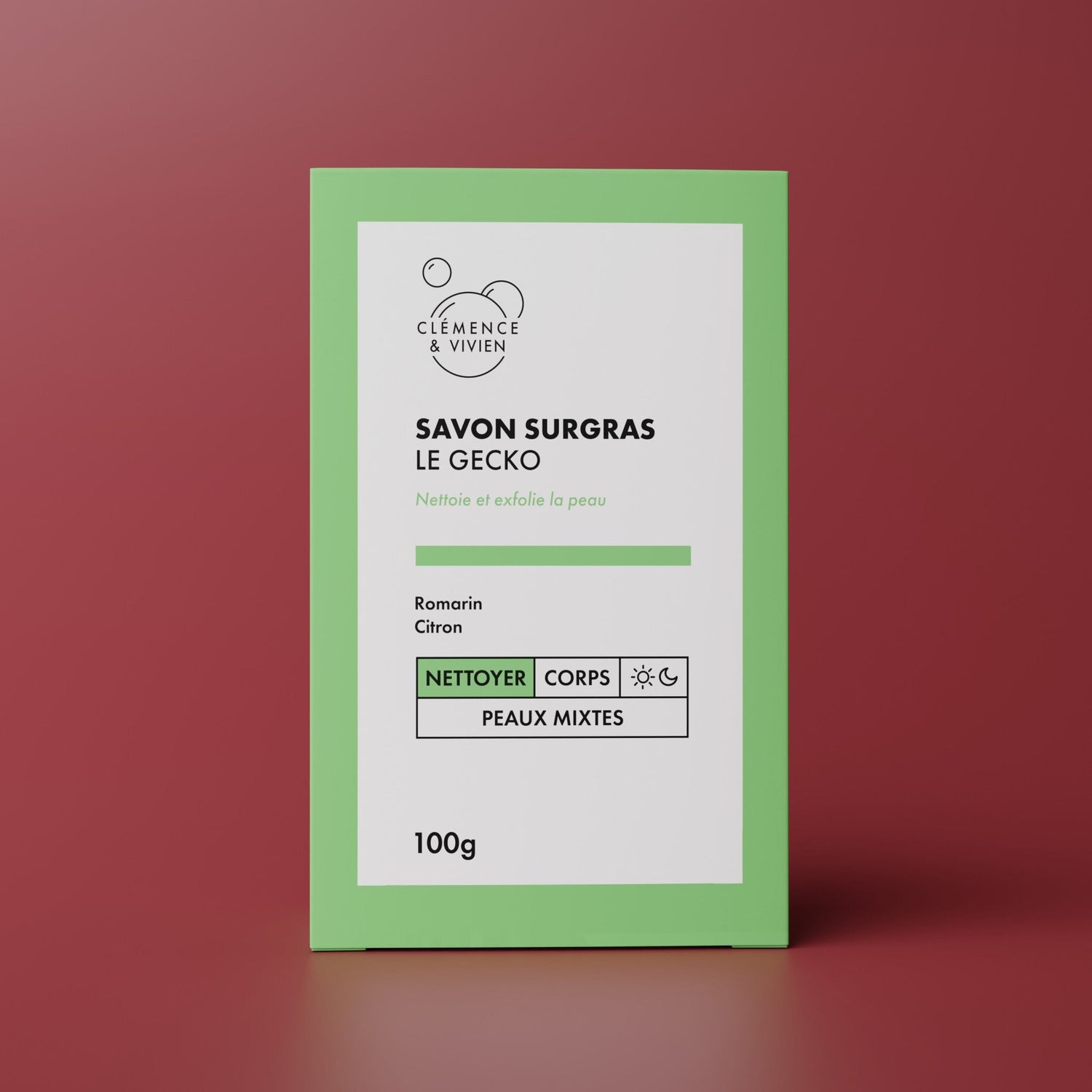 Savon à froid le gecko - Clémence & Vivien