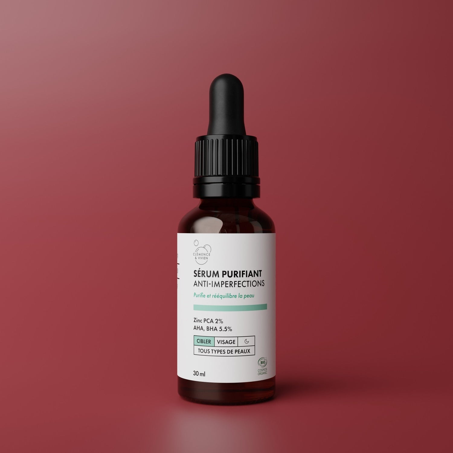 Sérum purifiant anti - imperfections - Clémence & Vivien