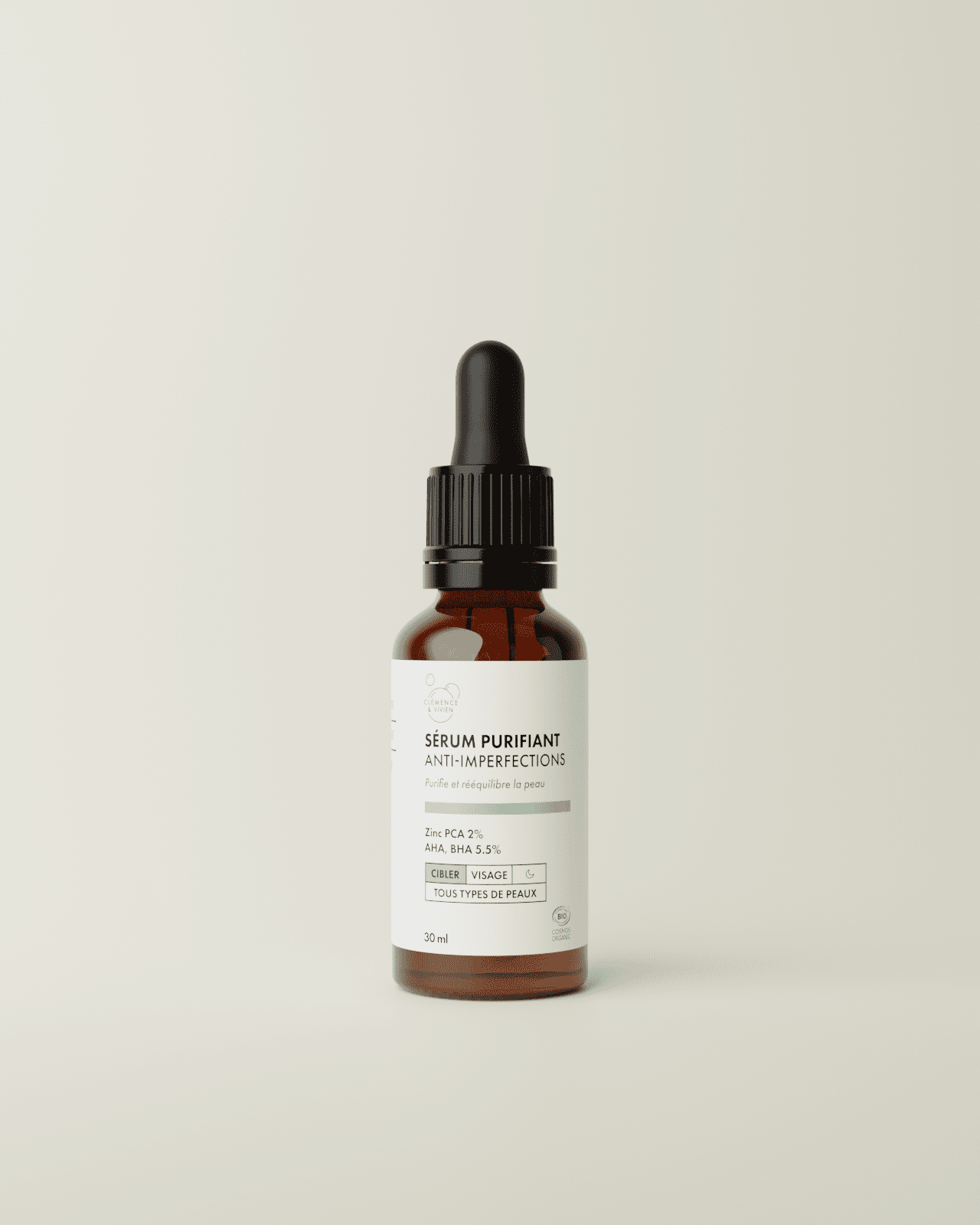 Sérum purifiant anti - imperfections - Clémence & Vivien